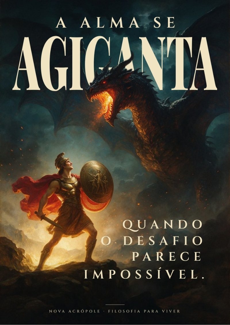 Nova Acrópole: cartaz Sem pressa, sem pausa